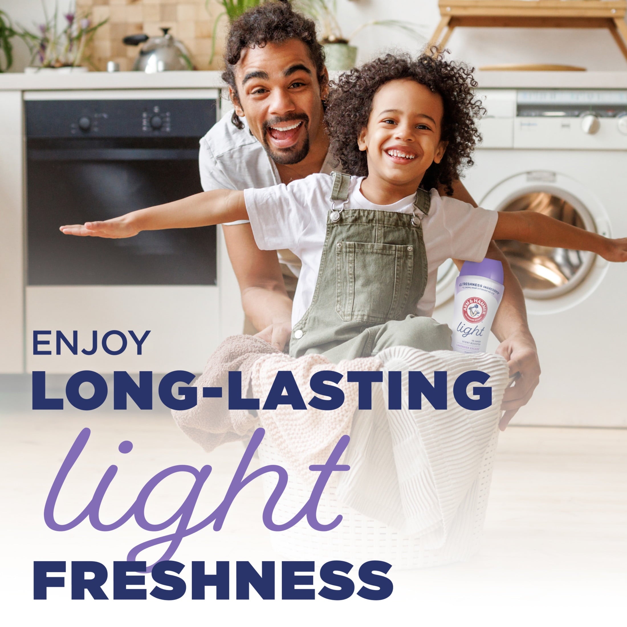 ARM & HAMMER Light In-Wash Scent Booster - Laundry Scent Booster Lavender Escape scent, 24 Oz - 4-Pack