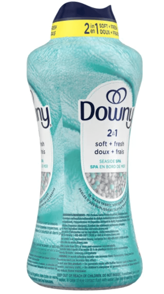 Downy 2-in-1 Soft + Fresh Fabric Softener - Seaside Spa, 910 g