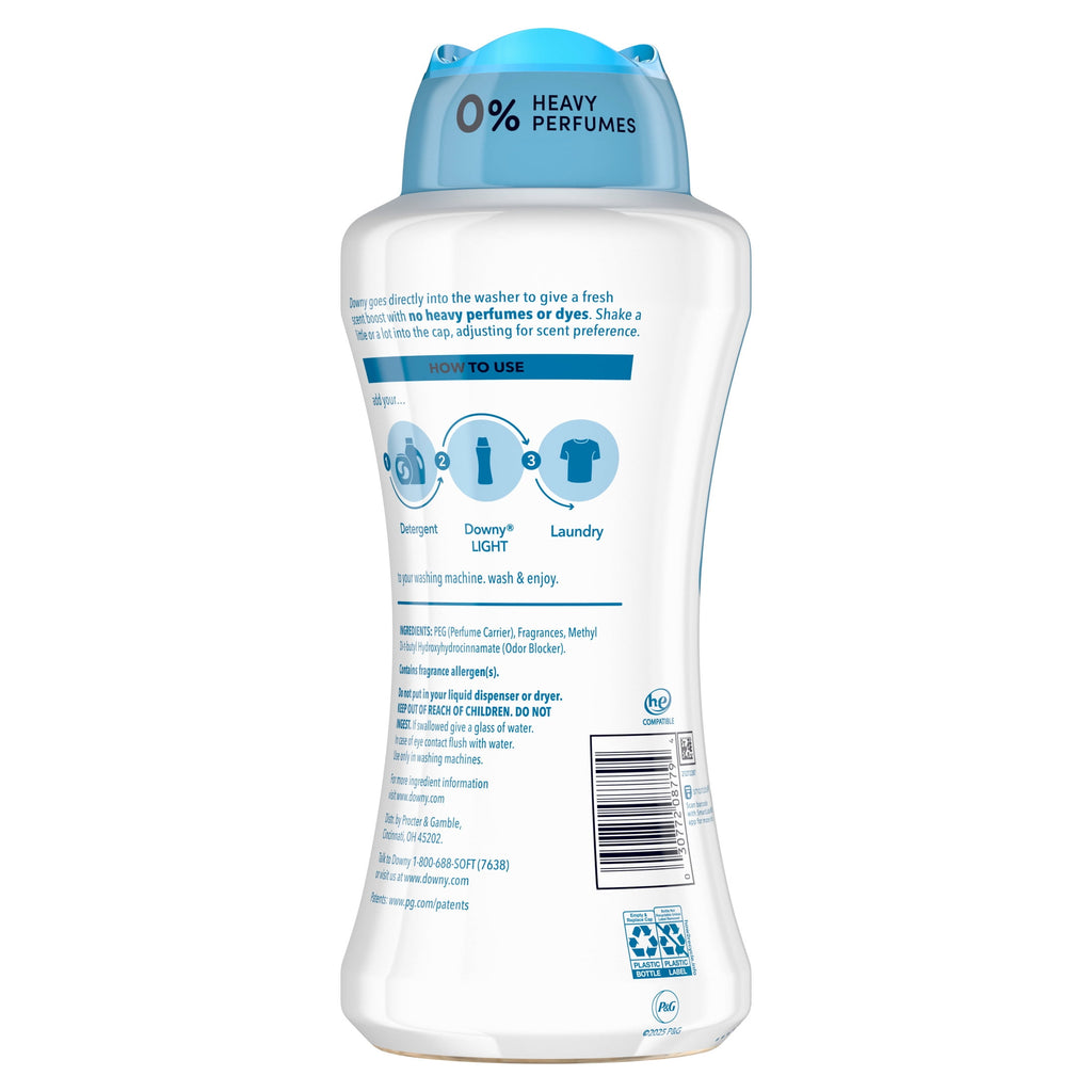 Downy Laundry Scent Beads - Light In-Wash Scent Booster, No Heavy Perfumes, Ocean Mist Scent, 24 oz
