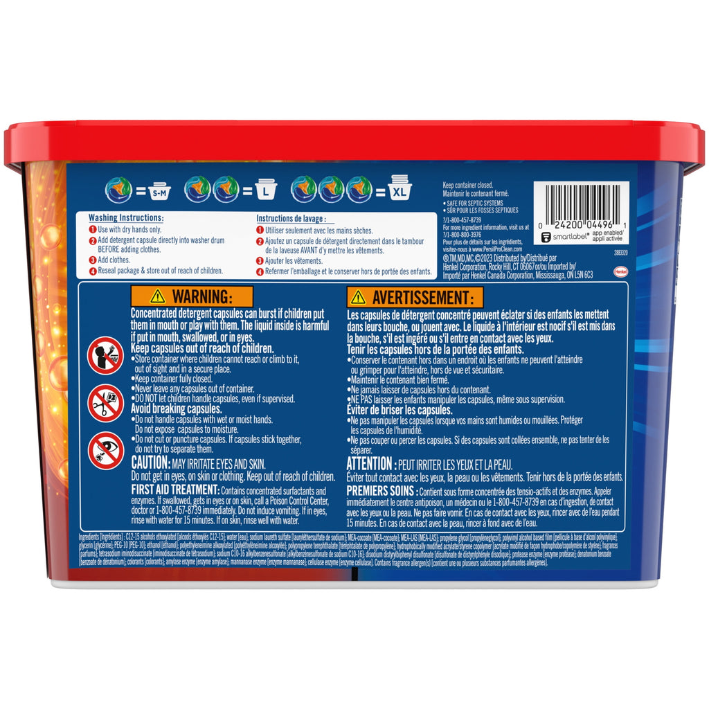 Persil Discs Laundry Detergent Pacs - Oxi, 38 Count