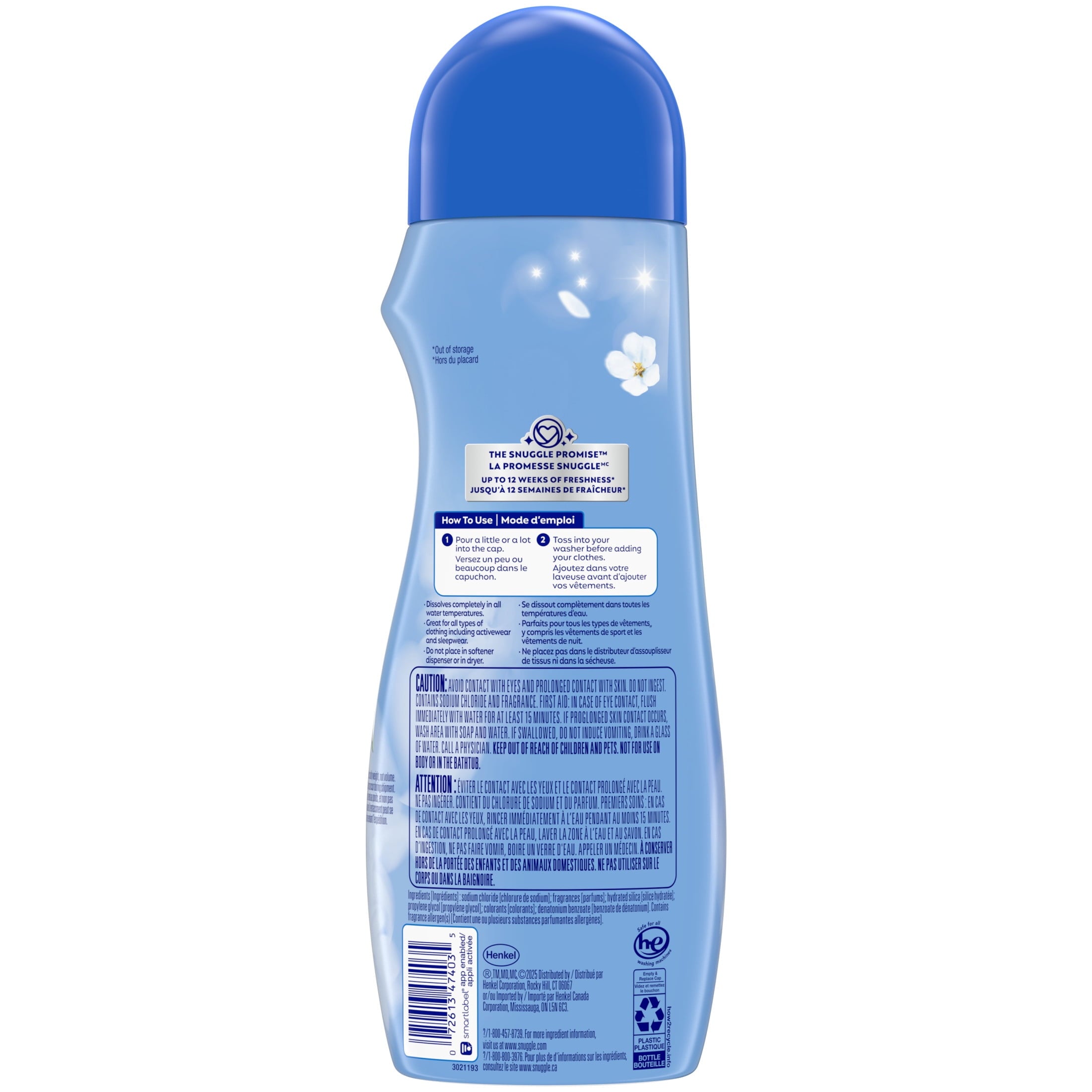 Snuggle Blue Sparkle Cuddle-Up Fresh Scent Booster - 21 Ounce