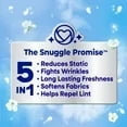 Snuggle Fabric Softener Value Bundle – Blue Sparkle Liquid 176 fl oz (259 Loads) & Dryer Sheets 40 Count – Free Shipping