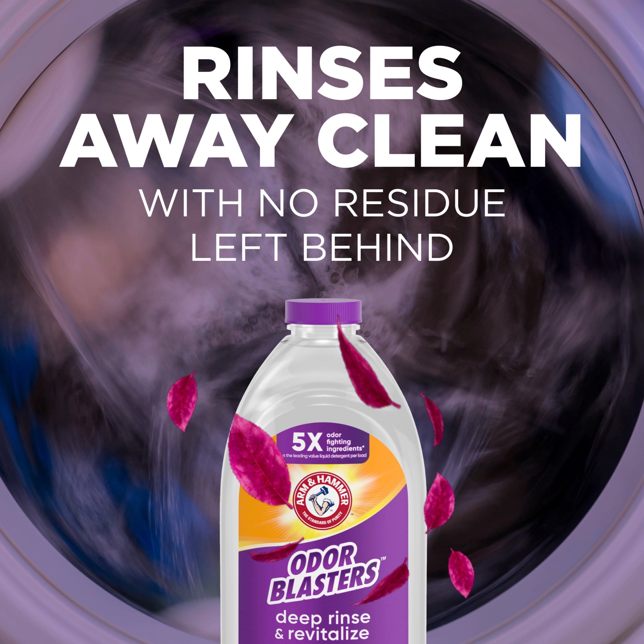 ARM & HAMMER Odor Blasters Deep Rinse and Revitalize Fabric Rinse - Fresh Escape, 28 fl oz - 6-Pack