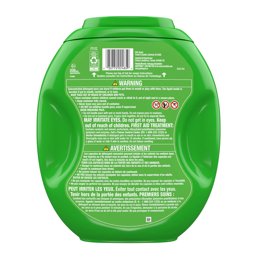 Gain Liquid Laundry Detergent Soap - HE Compatible, Long Lasting and Spring Daydream Scent, 112 Count