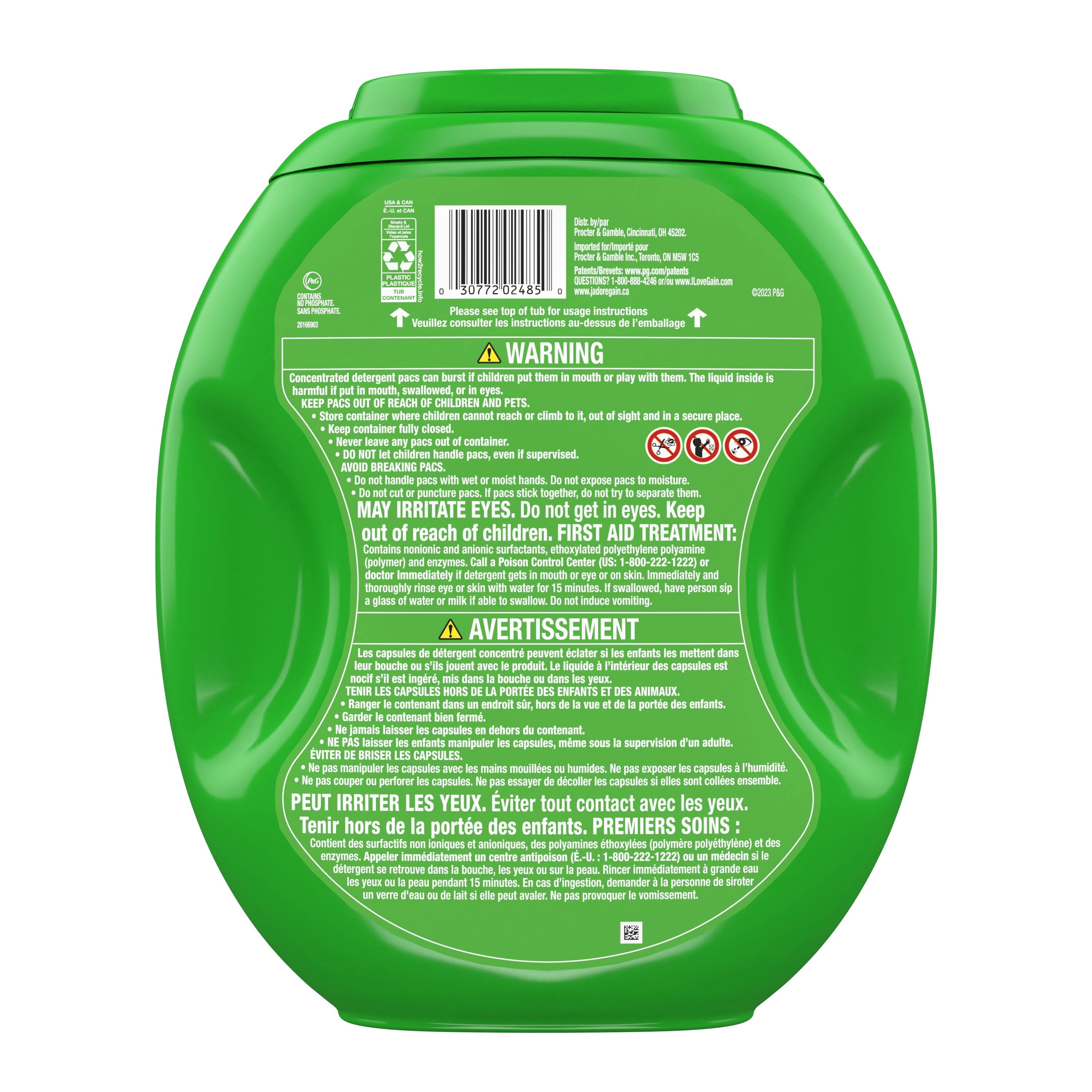 Gain Liquid Laundry Detergent Soap - HE Compatible, Long Lasting and Spring Daydream Scent, 112 Count