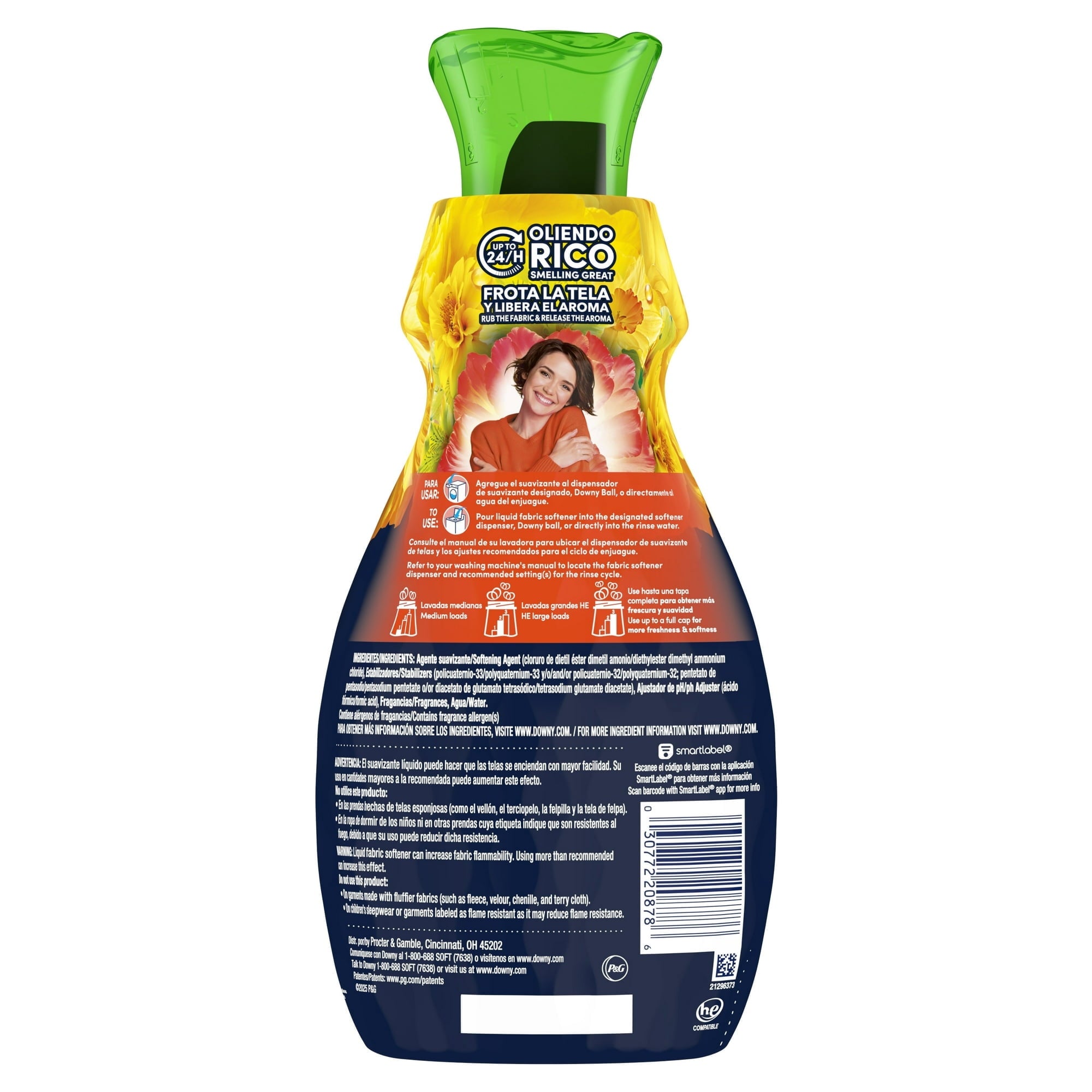 🌼💧Downy Intense Liquid Fabric Softener - Purity Scent, 32 fl oz. 44 Loads 🧺