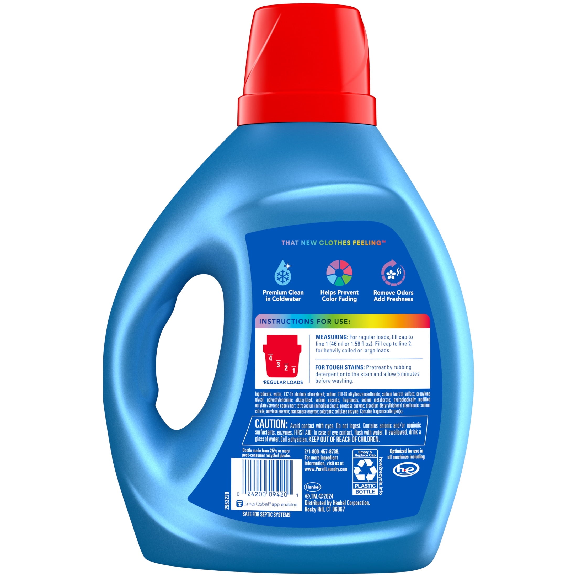 Persil Intense Fresh Everyday Clean Liquid Laundry Detergent - 100 fl oz, 64 Loads