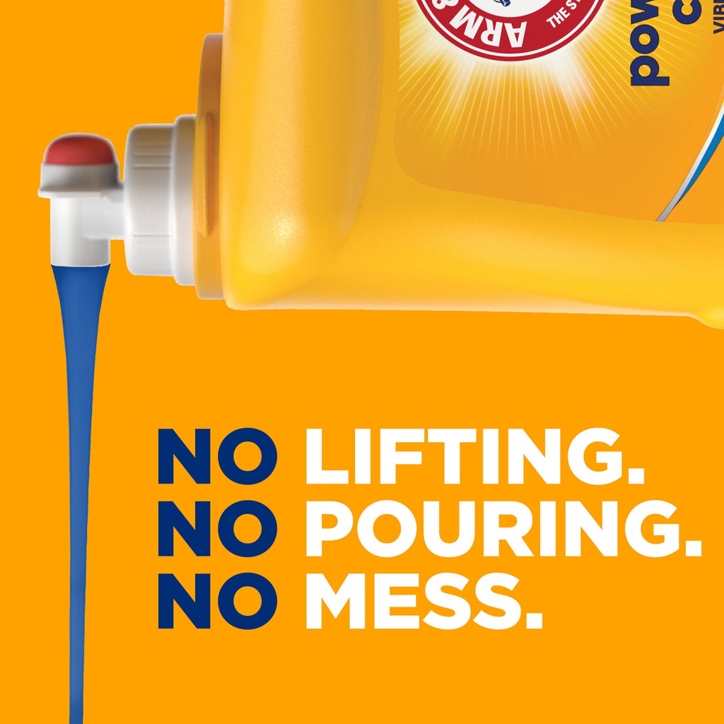 ARM & HAMMER Laundry Detergent Liquid - Clean Burst, 4 Extra Loads, 174 fl oz, 174 Loads
