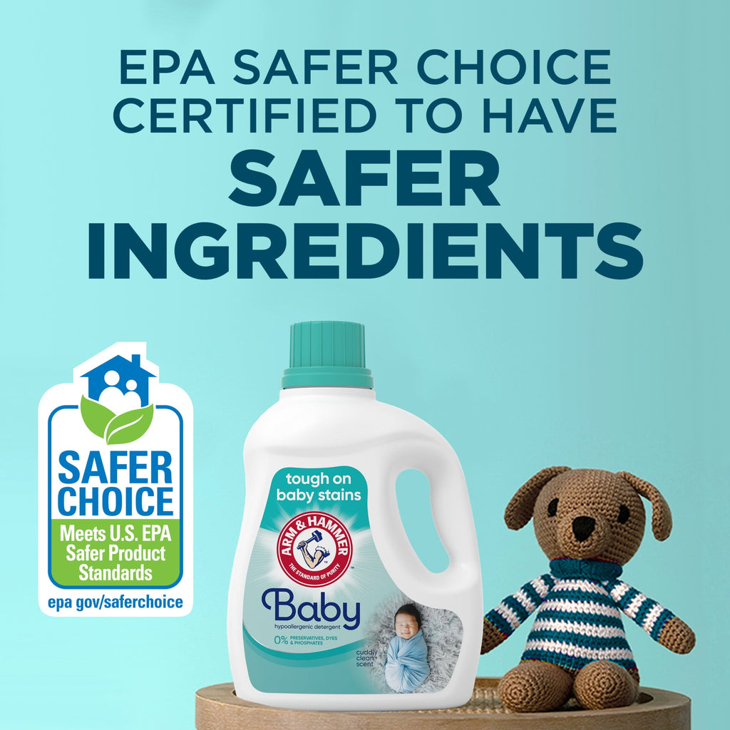 ARM & HAMMER Baby Hypoallergenic Liquid Laundry Detergent - 77 loads 100.5 fl oz