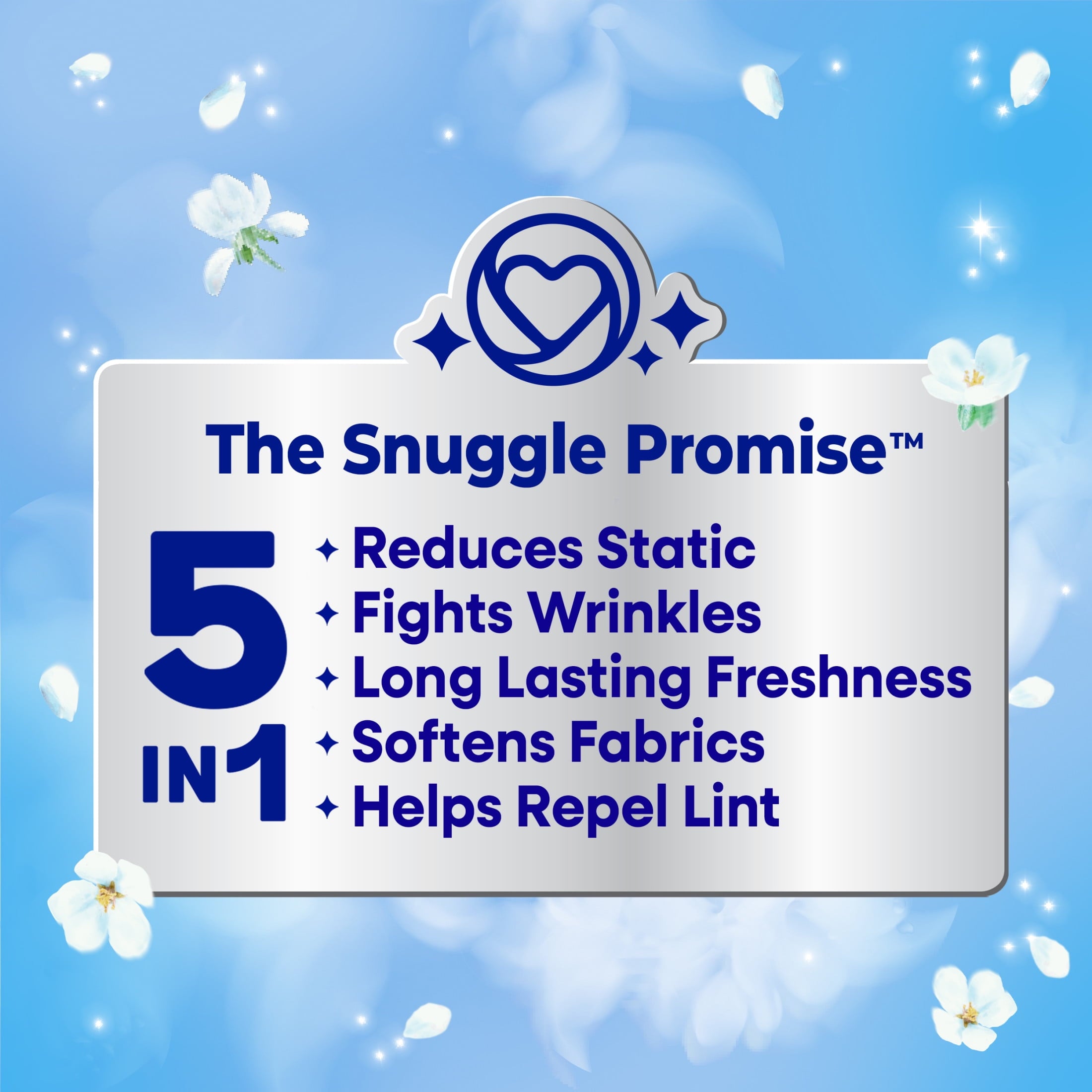 Snuggle CB451088 12 x 40 in. Snuggle Fresh Scent Fabric Softener Sheet - 12-Pack