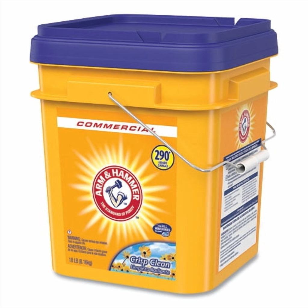Powder Laundry Detergent - Crisp Clean, 18 lb Pail - Bundle of 2