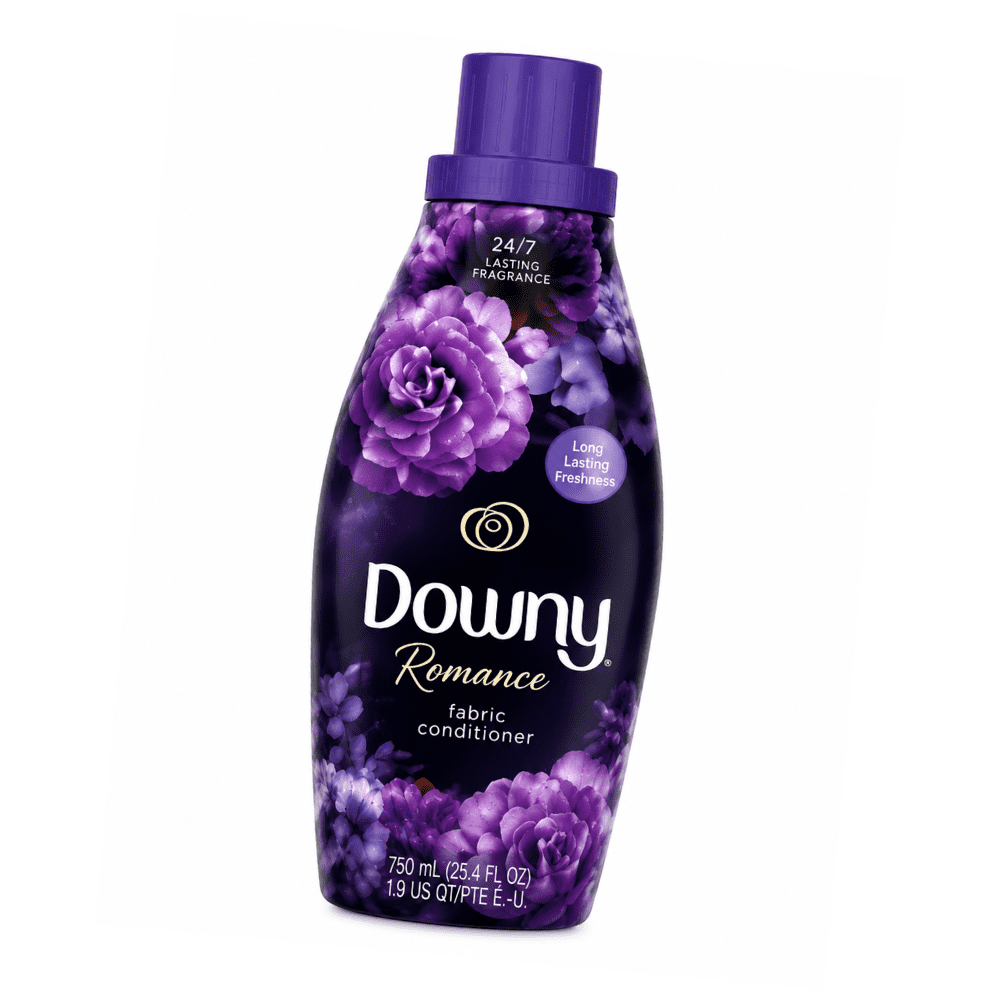 Downy Romance Liquid Fabric Softener - Romantic Fragrance, 2 x 750 mL, 2 Count, 2 Pack