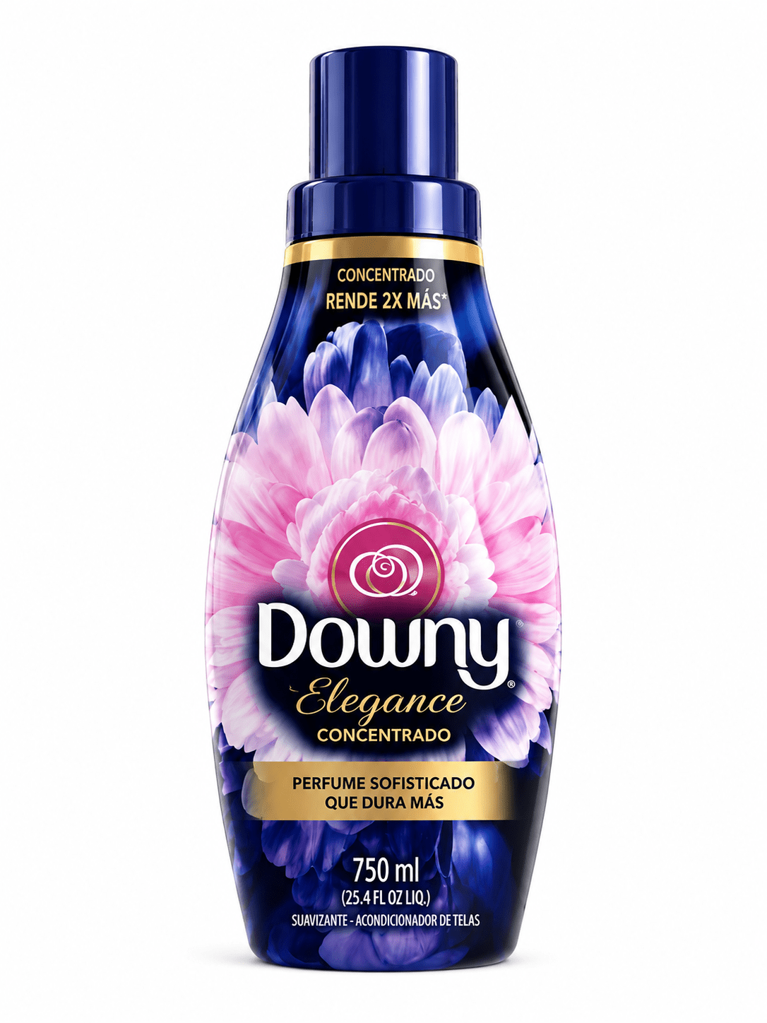 Downy Elegance Concentrated Liquid Fabric Softener - Sophisticated Floral Scent, 750 ml