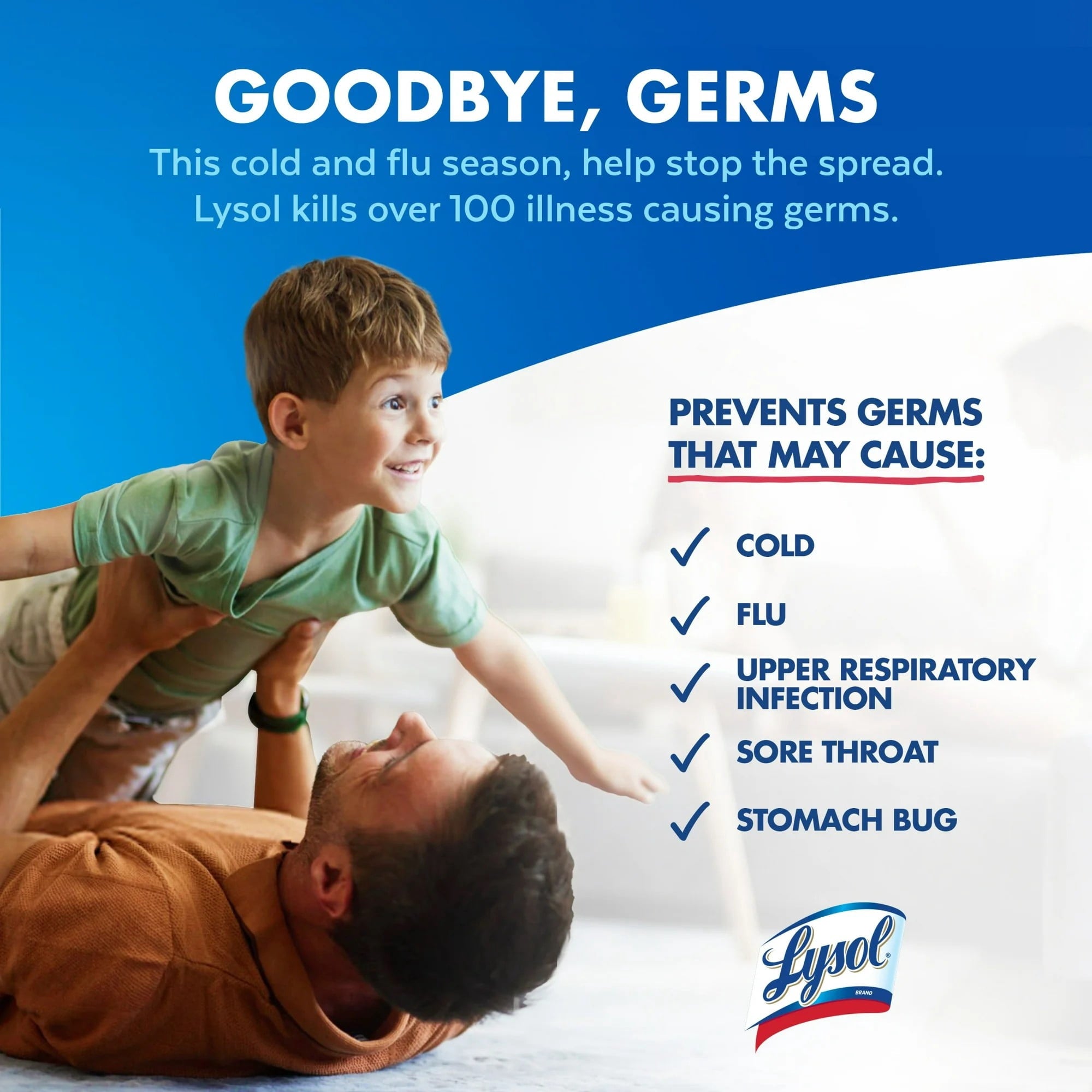 Lysol Disinfectant Spray - Sanitizing and Antibacterial Spray, Crisp Linen Scent, 19 fl oz, 3 pack