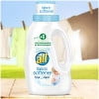 all Liquid Fabric Softener for Sensitive Skin - Free Clear, 32 Fluid Ounces, 40 Loads
