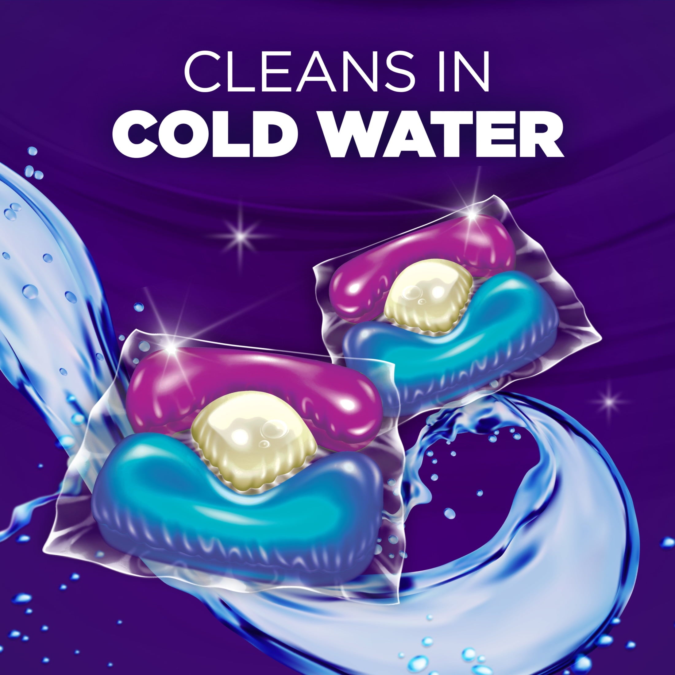 ARM & HAMMER Plus OxiClean With Odor Blasters Laundry Detergent - 5-IN-1 Power Paks, 72 Count