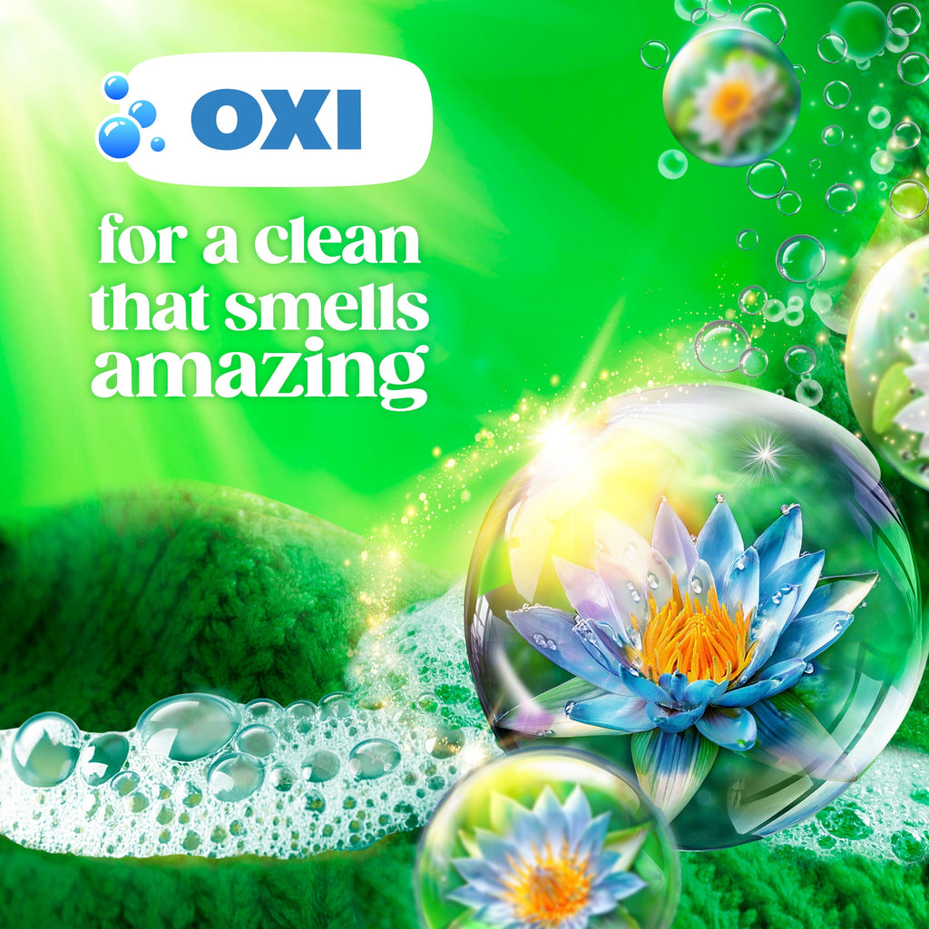 Gain Plus Laundry Detergent Liquid - Now with Odor Defense + OXI, Waterfall Delight Scent, 60 fl oz, 45 Loads